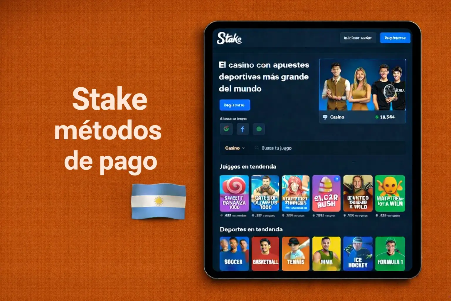 Stake depositar y retirar